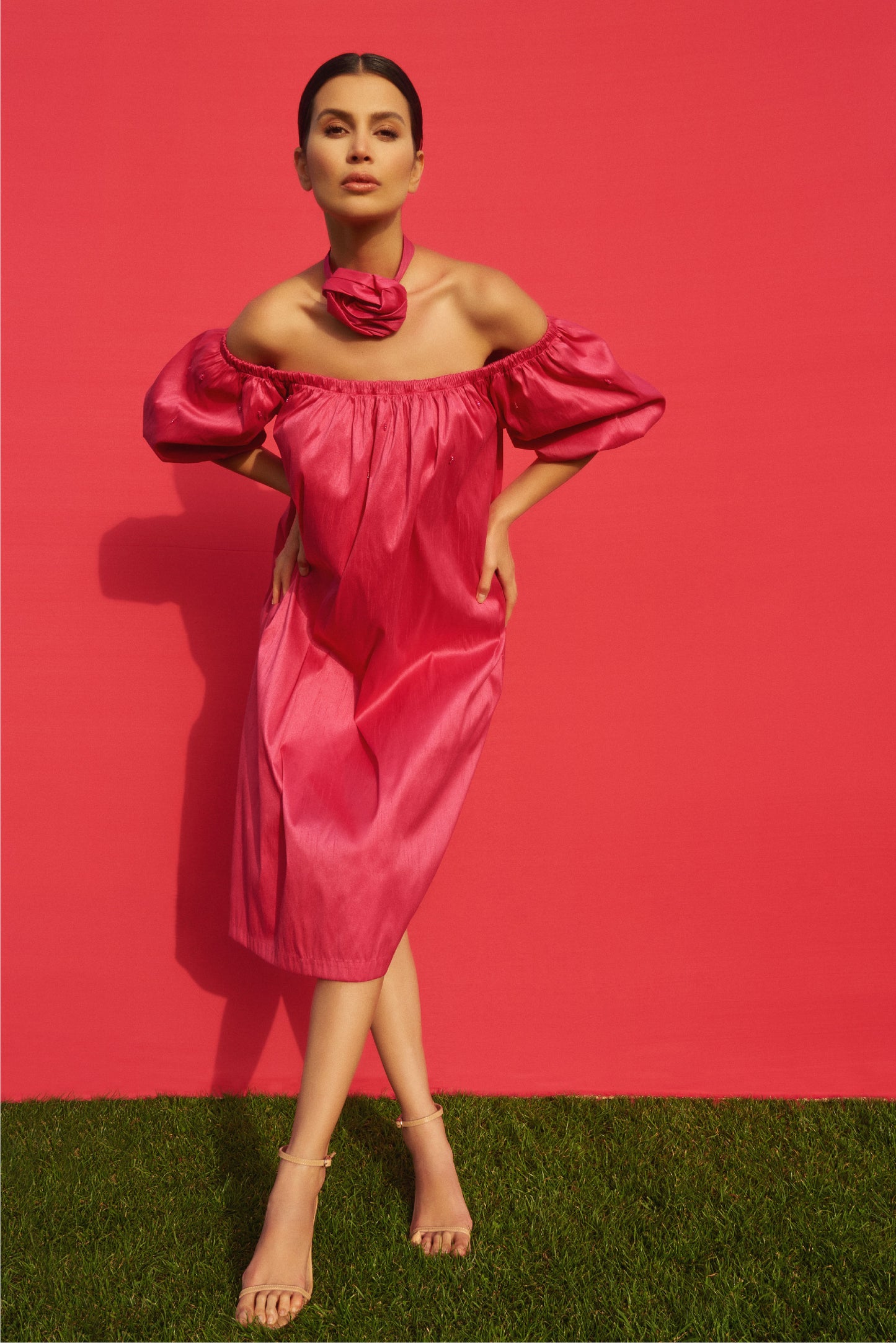 LOLA MIDI DRESS