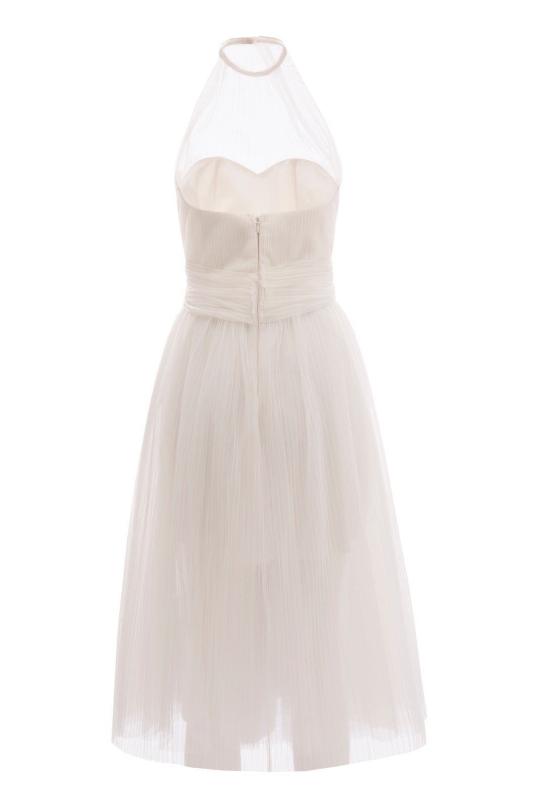 BIANA WHITE MIDI DRESS